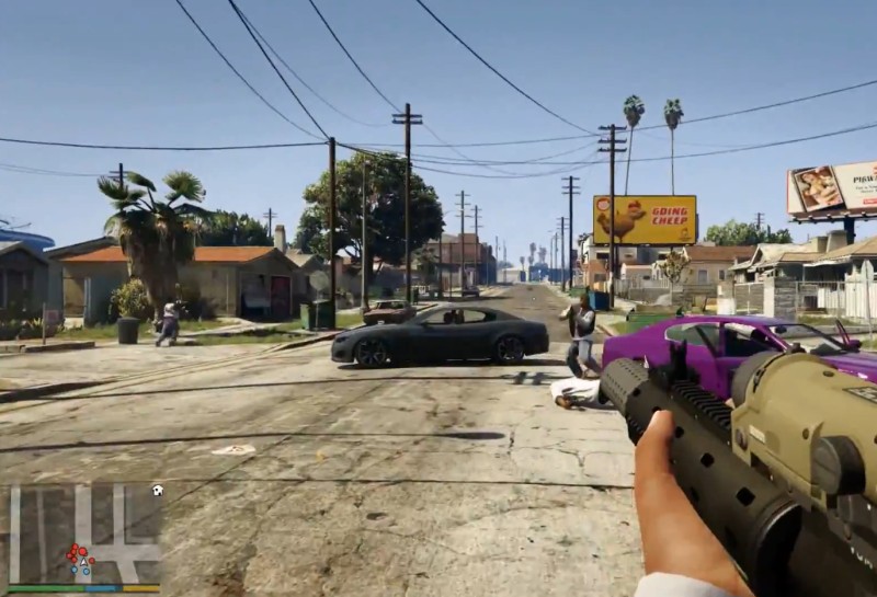 gta 5 first person