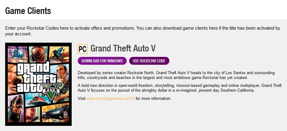 free rockstar activation code for gta 5