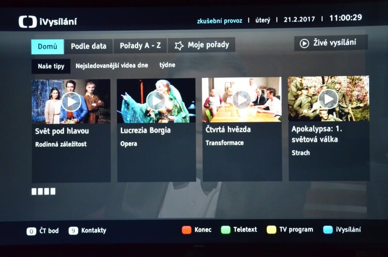 HbbTv Česká televize 2