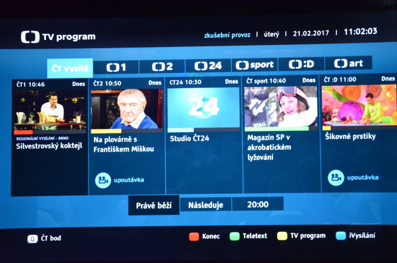 HbbTv Česká televize 5