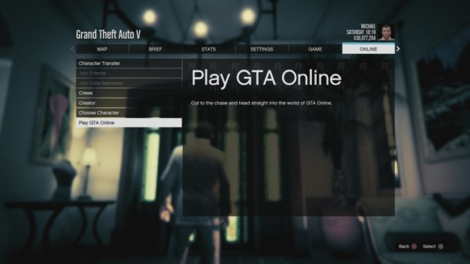 Jak hrát GTA 5 online na PS4 4