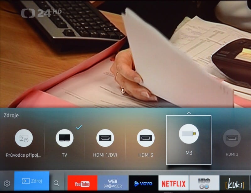 Jak smazat nahrané pořady v televizi Samsung