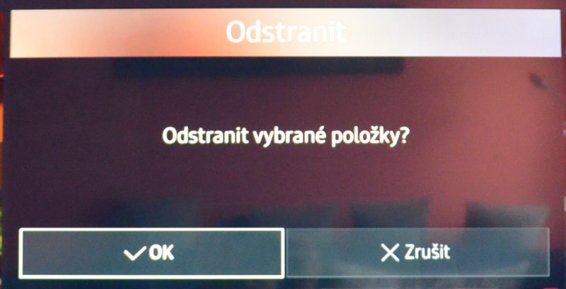 Jak smazat nahrané pořady v televizi Samsung 7