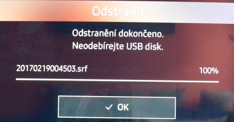 Jak smazat nahrané pořady v televizi Samsung 8