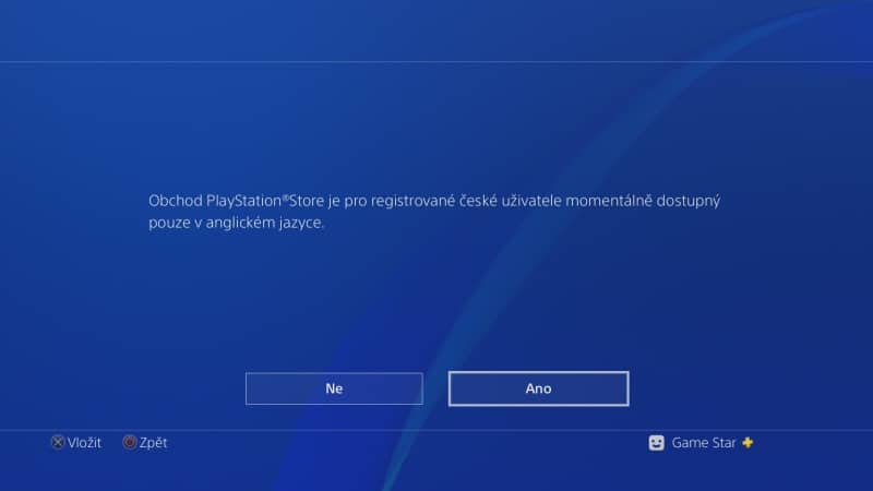 čeština do ps4 nastavení Playstation 4 česky 07