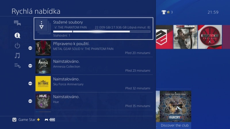 čeština do ps4 nastavení Playstation 4 česky 13