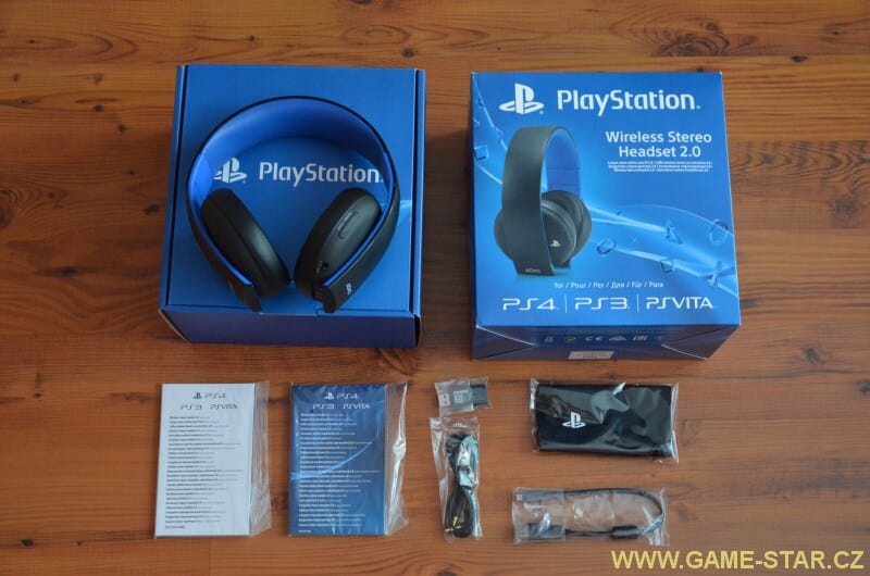 Herní sluchátka ps4 sony playstation wireless stereo headset 2.0 03