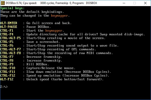 DOSBox - návod 10