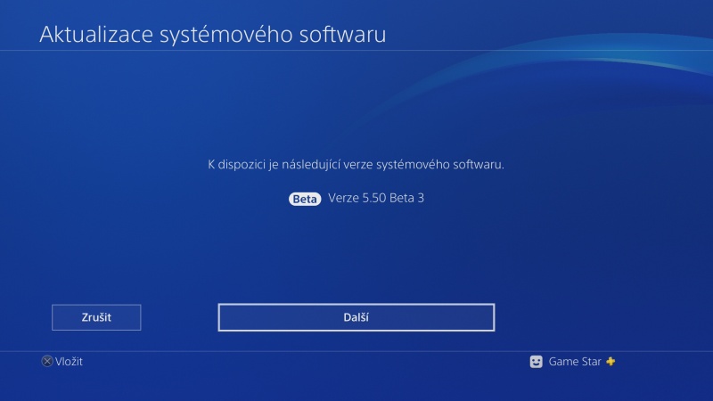 PS4 system software update 5.50 beta 06