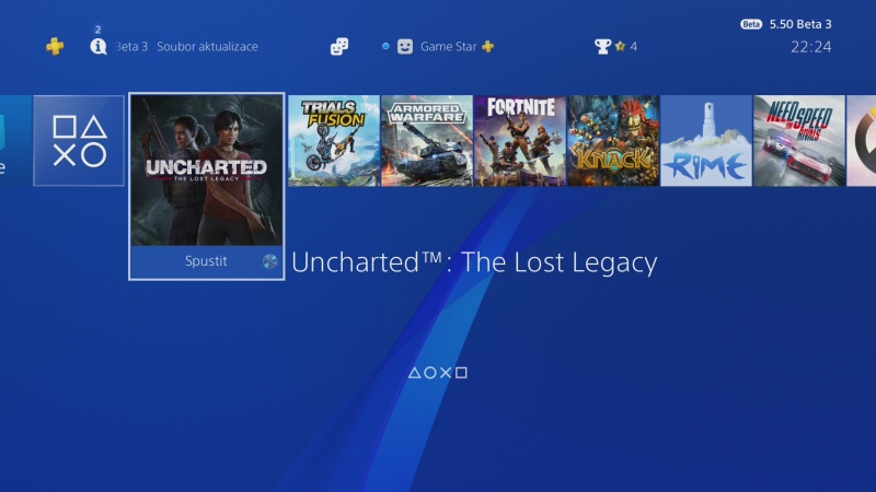 PS4 system software update 5.50 beta 16