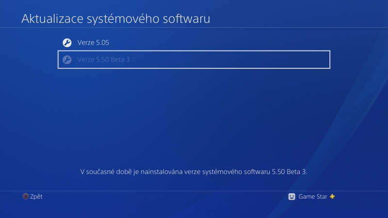 PS4 system software update 5.50 beta 17