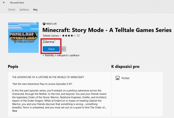 minecraft story mode