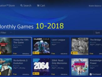 ps4 monthly games 10 / 2018