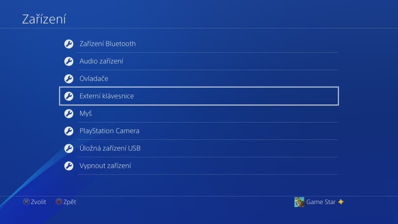 Klávesnice a myš na PS4. Návod na připojení 09