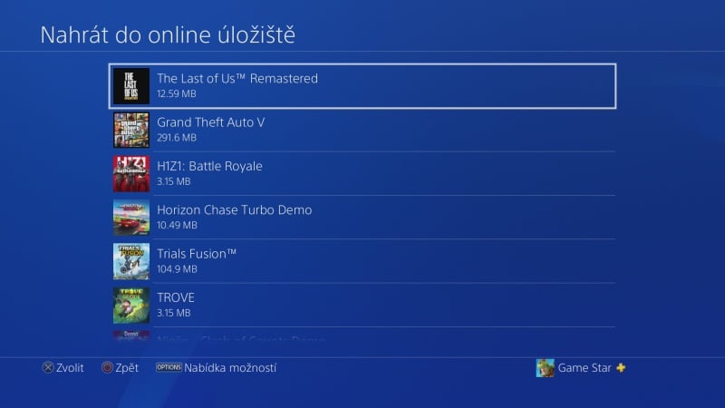 PS4 záloha dat 10