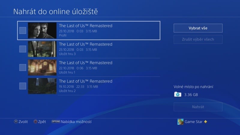 PS4 záloha dat 11