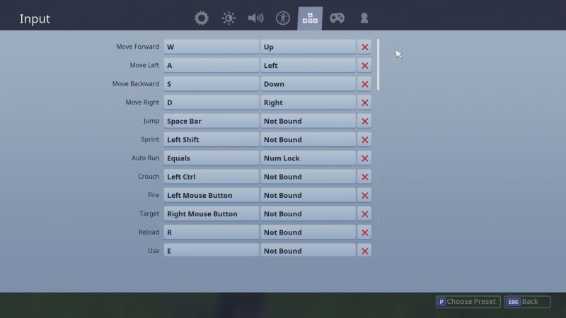 Fortnite - klávesnice + myš PS4 07
