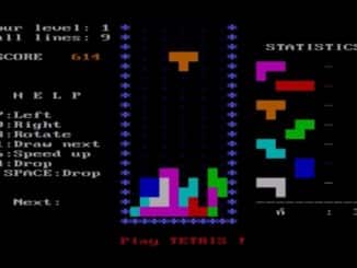 Tetris MS-DOS PC game