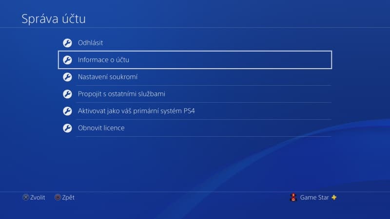 Jak změnit primární účet na PS4?