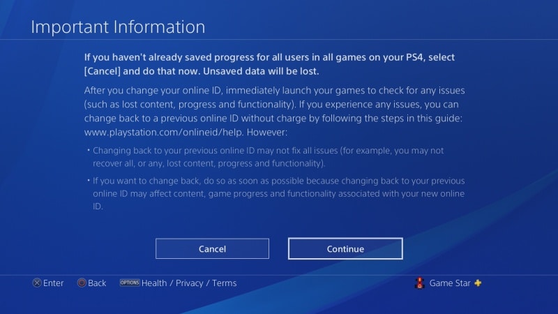 Jak změnit jméno účtu na PS4 - 6