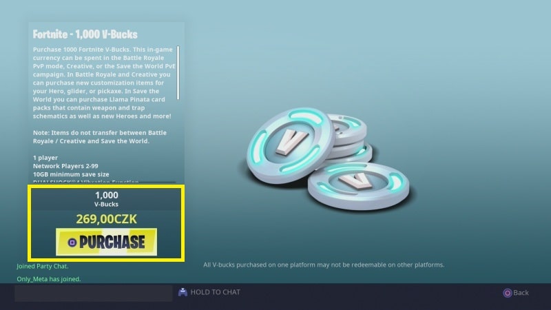 Fortnite V-Bucks. Kde je koupit a jak dobít kredit 4