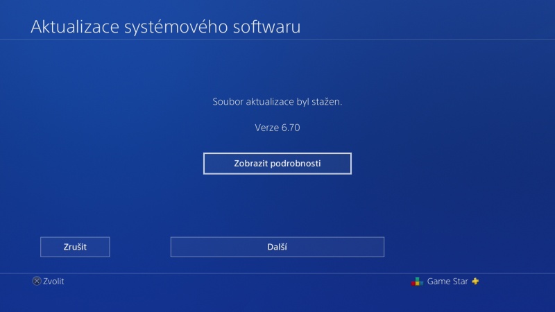 PS4 system software update 6.70