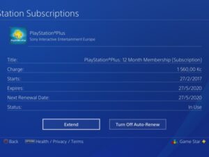 Jak zjistit v PS4 do kdy platí PS Plus členství