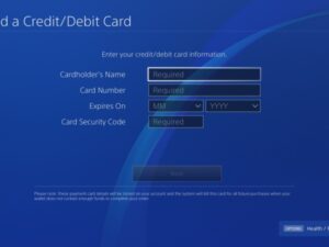 Jak přidat platební kartu do PS4