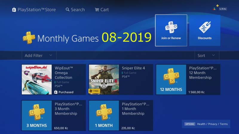 ps4 monthly games 08-2019