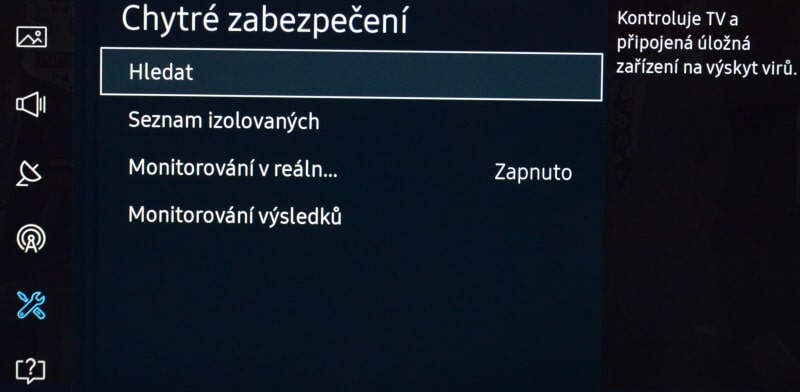 Samsung TV zavirovana - kontrola 4