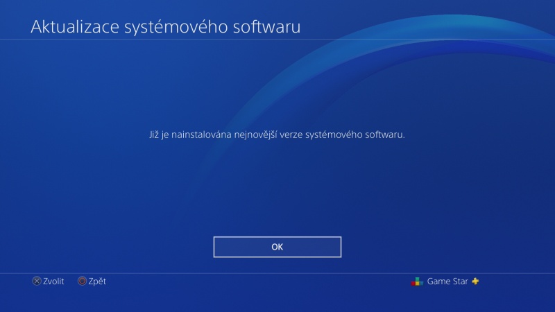 PS4 firmware update verze 7.0_5