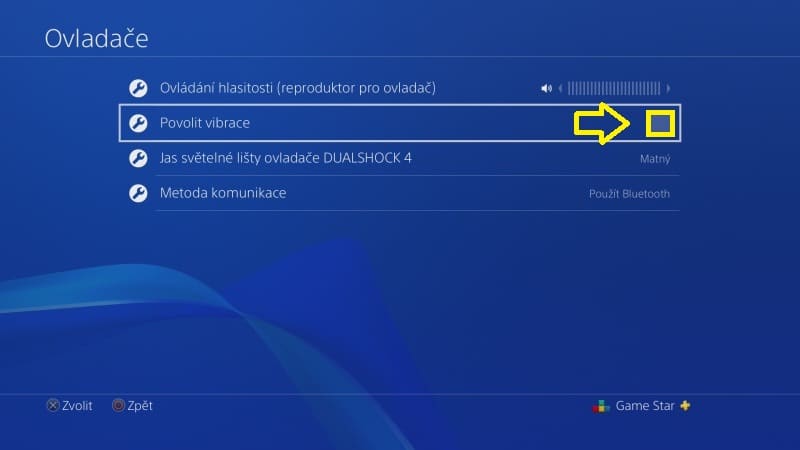 Jak vypnout vibrace na PS4 ovladači