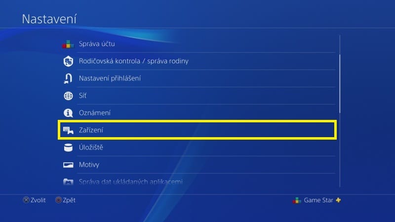 Jak vypnout vibrace na PS4 ovladači 2