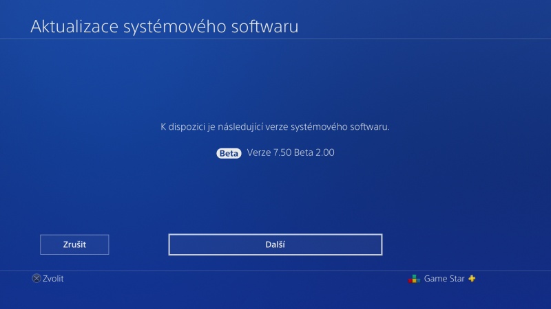 PS4 system software 7.50 beta 2.0