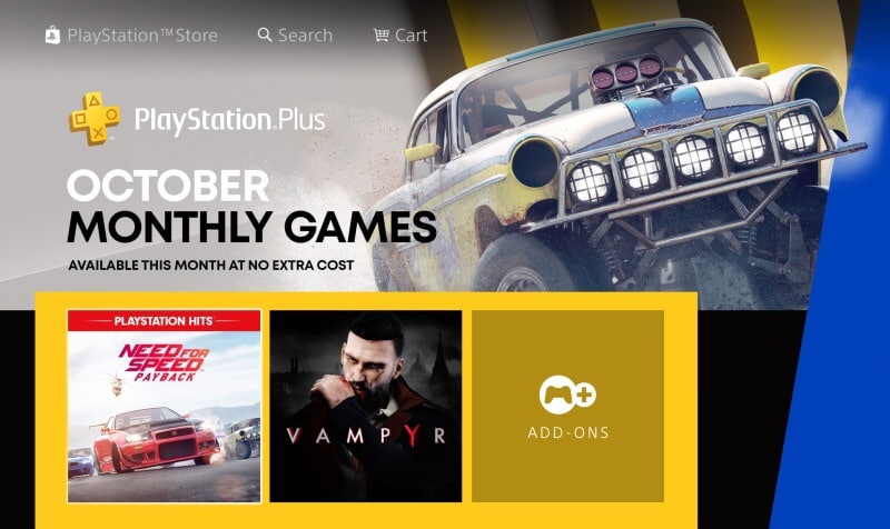 ps plus games 10-2020