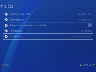 Nastavení data a času na PS4 - 6