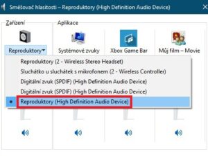 Při zapojení Dualshock gamepadu na PC nejde zvuk