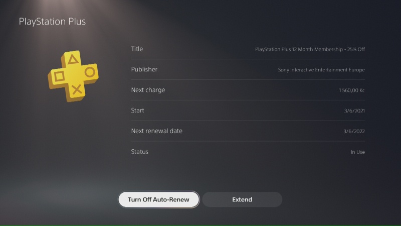 Playstation Plus informace 5