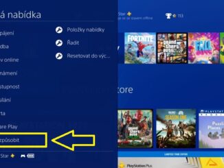 Jak přizpůsobit položky rychlé nabídky na PS4