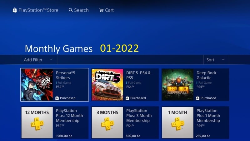 Ps Plus hry leden 2022