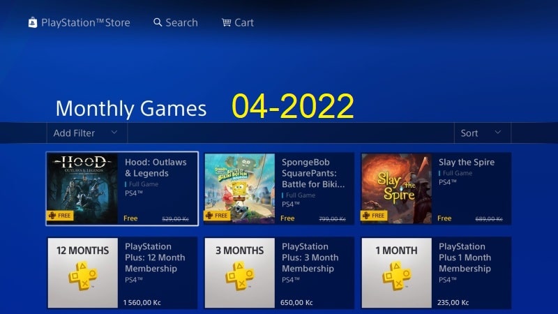 Ps plus hry duben 2022