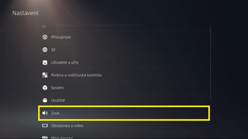 Jak vypnout mikrofon na PS5 v nastavení 2