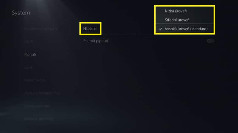 Jak vypnout pípnutí při zapnutí PS5 - 3