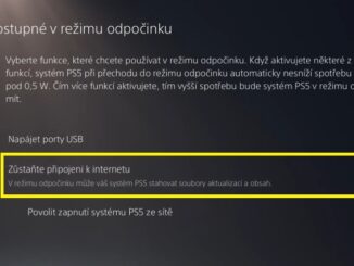 PS5 režim odpočinku stahování 3